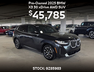 preowned BMW offer
