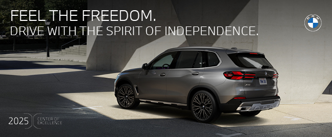 Feel the freedom. Drive with a spirit of Independence.