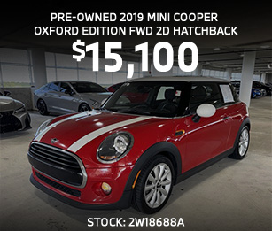 Pre-Owned 2019 MINI Cooper Oxford Edition FWD 2D Hatchback