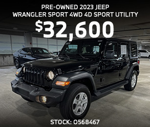 Pre-Owned 2023 Jeep Wrangler Sport 4WD 4D Sport Utility