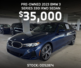 Pre-Owned 2023 BMW 3 Series 330i RWD Sedan