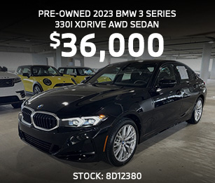 Pre-Owned 2023 BMW 3 Series 330i xDrive AWD Sedan