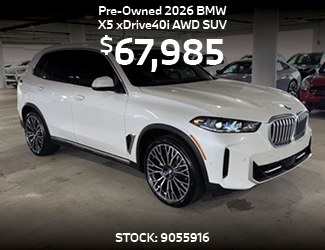preowned BMW offer