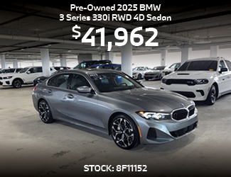 preowned BMW offer