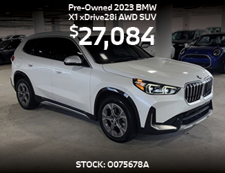 preowned BMW offer