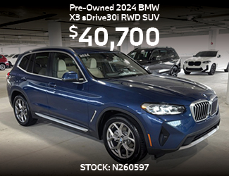 Pre-Owned 2024 BMW X3 sDrive30i RWD SUV