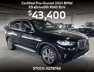 Certified Pre-Owned 2024 BMW X3 sDrive30i RWD SUV