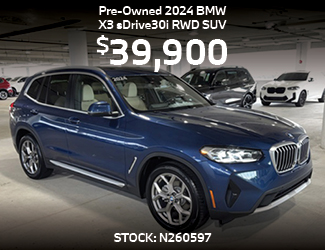 Pre-Owned 2024 BMW X3 sDrive30i RWD SUV