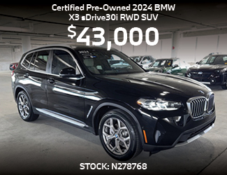 Certified Pre-Owned 2024 BMW X3 sDrive30i RWD SUV
