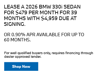 2026 BMW 330i SEDAN offer