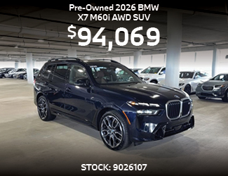 preowned BMW offer SUV