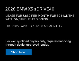 2026 BMW X5 offer