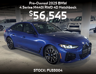 Pre-Owned 2025 BMW 4 Series M440i RWD 4D Hatchback