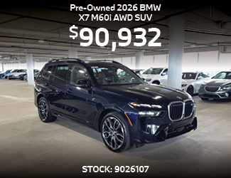 PRE-OWNED 2026 BMW X7 M60i AWD SUV offer