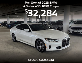 PRE-OWNED 2023 BMW 4 Series 430i RWD Coupe offer