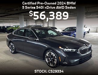 Certified Pre-Owned 2024 BMW 5 Series 540i xDrive AWD Sedan
