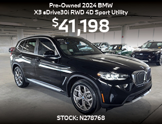 Pre-Owned 2024 BMW X3 sDrive30i RWD 4D Sport Utility