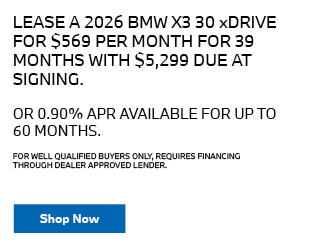 2026 BMW X3 30 xDRIVE offer