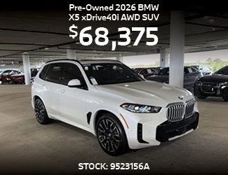 pPRE-OWNED 2026 BMW X5 xDrive40i AWD SUV offer