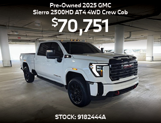 PRE-OWNED 2025 GMC Sierra 2500HD AT4 4WD Crew Cab offer