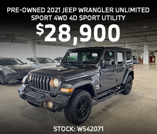 Pre-Owned 2021 Jeep Wrangler Unlimited