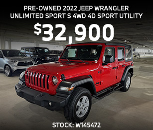 Pre-Owned 2022 Jeep Wrangler Unlimited