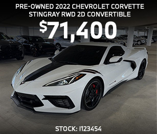 Pre-Owned 2022 Chevrolet Corvette Stingray