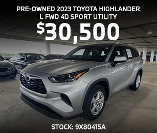 Pre-Owned 2023 Toyota Highlander L FWD 4D Sport Utility