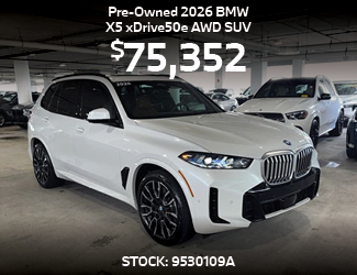 Certified Pre-Owned 2026	BMW X6 xDrive40i AWD SUV offer