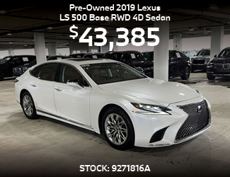 Pre-Owned	2019	Lexus 	LS 500 Base	RWD 4D Sedan  offer