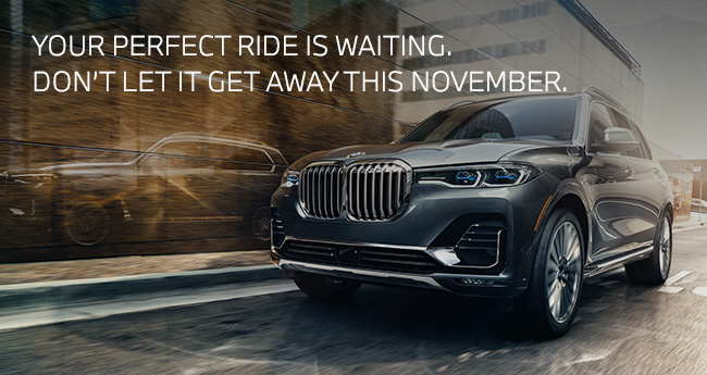 Your perfect ride is waiting - don't let it get away this November.