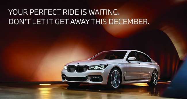 Your perfect ride is waiting - don't let it get away this December.