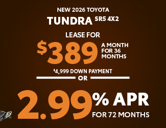 2026 Toyota Tundra SR5 4x2 offer