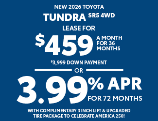 2026 Toyota Tundra SR5 4WD offer