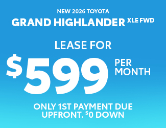 2026 Toyota Grand Highlander XLE FWD offer