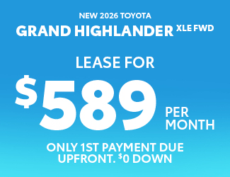 2026 Toyota Grand Highlander XLE FWD offer
