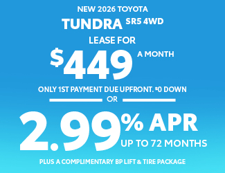 2026 Toyota Tundra SR5 4WD Offer