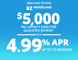 2026 Toyota BZ Woodland Offer
