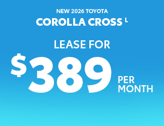 2026 Toyota Corolla Cross L Offer