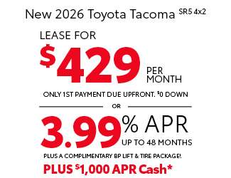 2026 Toyota Tacoma SR5 4x2 offer