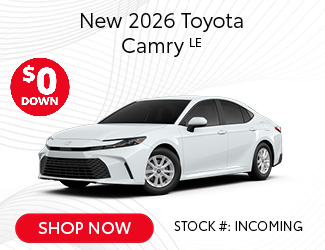 2026 Toyota Camry LE offer