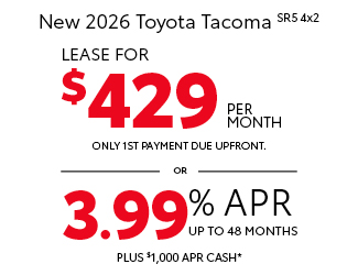 2026 Toyota Tacoma SR5 4x2 offer