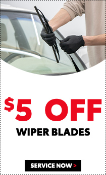 five usd off wiper blades
