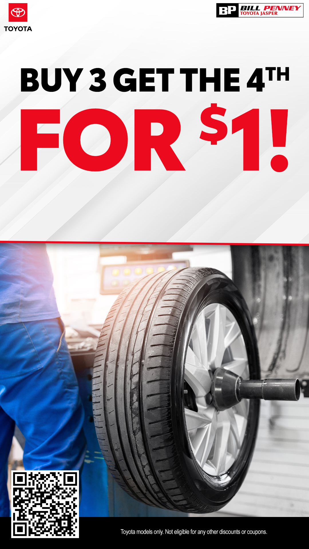 Buy 3 get the 4th for $1 special