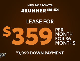 2026 Toyota 4Runner SR5 Offer