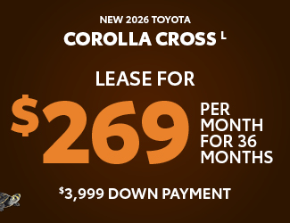 2026 Toyota Corolla Cross Offer