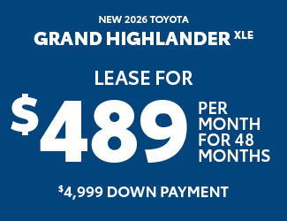 2026 Toyota Grand Highlander XLE Offer