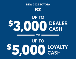 2026 Toyota BZ Offer