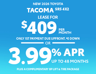 2026 Toyota Tacoma SR5 Offer