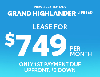 2026 Toyota Grand Highlander Offer